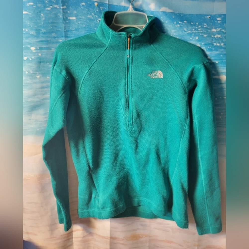 The North Face Summit Series‎ Ladies Turquoise quarter zip size medium